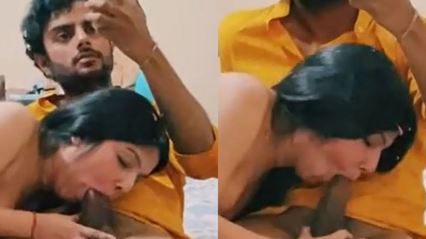 बिहारी लड़की बॉयफ्रेंड के लंड चुसत बिया