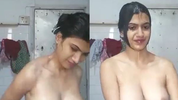 देहाती लड़की सुमन नंगा नहात बारी