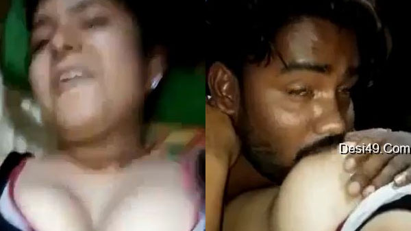 भाभी के बूब्स दबा के मस्त चोदाई