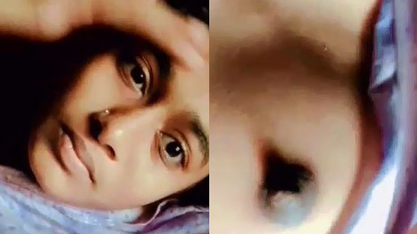 गाँव के लड़की रसीला चूची देखावत बारी