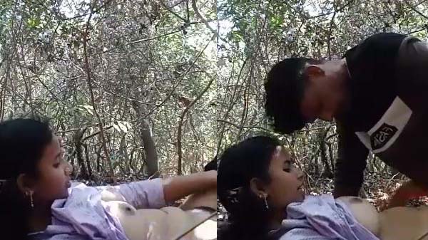 जंगल में बिहारी लड़की बॉयफ्रेंड से चोदवा लेली