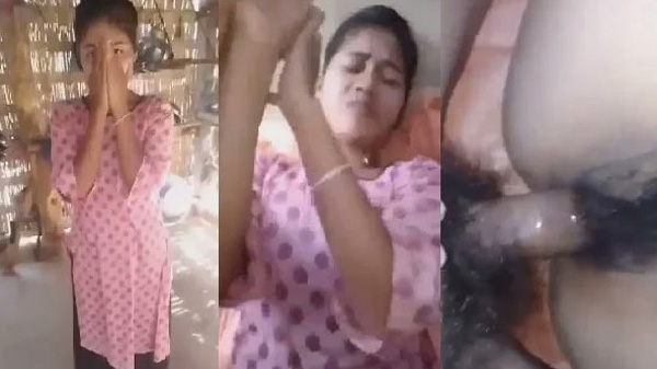 गाँव के क्यूट लड़की के बुर चुदाई
