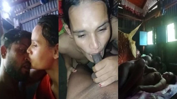 देहाती कपल मजे में सेक्स करत बारन