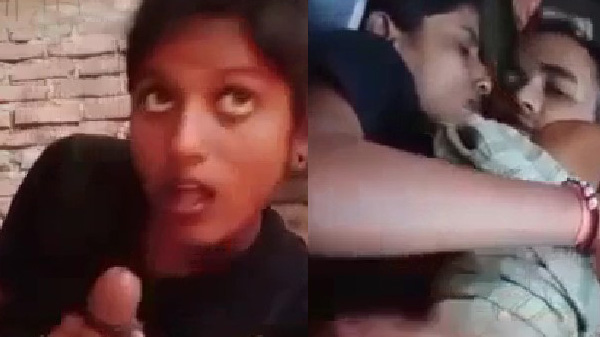 खूबसूरत देहाती लड़की ब्लोजॉब देके चोदवा लेली