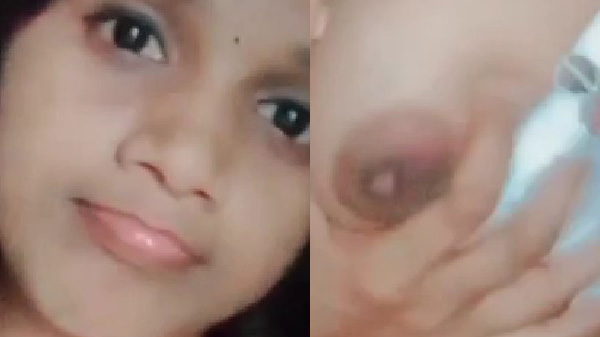सेक्सी कॉलेज गर्ल आपन बूब्स दबावत बारी
