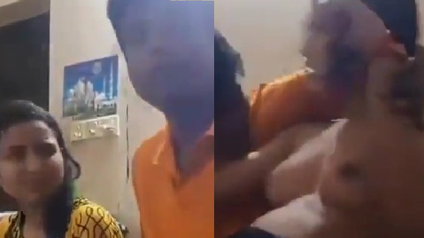 चाचा आपन भतीजी के बूब्स दबावत बारन