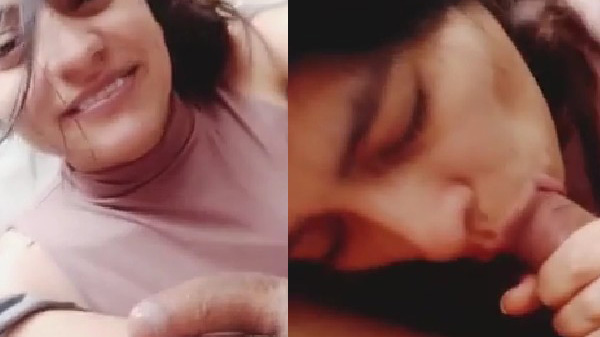 खूबसूरत कॉलेज गर्ल ब्लोजॉब देत बारी लवर के