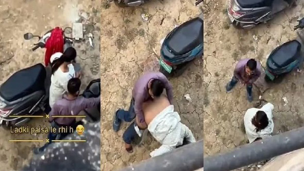 पैसा के बदले में रंडी के आउटडोर चुदाई